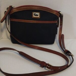 Dooney & Bourke Nylon Wayfarer Domed Crossbody Bag With Adjustable Leather Strap